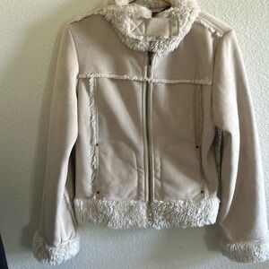 Vintage chill couture fuzzy jacket